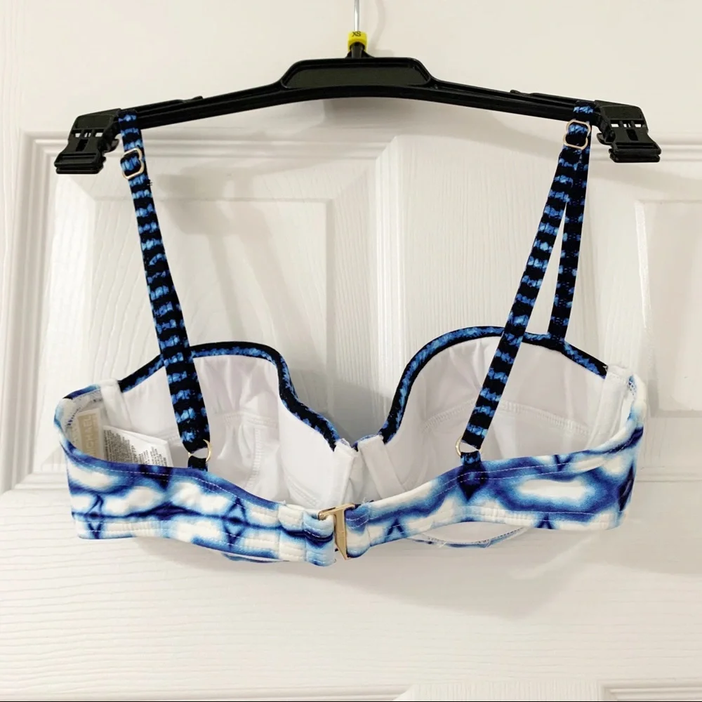 Michael Kors Bikini Set two piece blue and white XS